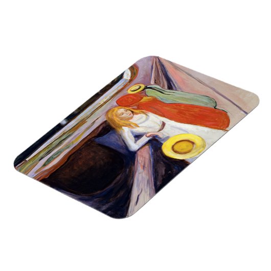 Edvard Munch - The Girls on the Bridge 1901 Magnet (Linke Seite)