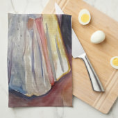 Edvard Munch - The Girls on the Bridge 1903 Geschirrtuch (Viertel Falte)