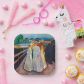 Edvard Munch - The Girls on the Bridge 1903 Pappteller (Party)