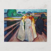 Edvard Munch - The Girls on the Bridge 1903 Postkarte (Vorderseite)