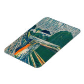 Edvard Munch - The Girls on the Bridge, Lithograph Magnet (Linke Seite)