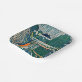 Edvard Munch - The Girls on the Bridge, Lithograph Pappteller (Gewinkelt)