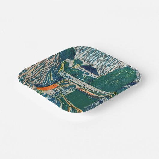 Edvard Munch - The Girls on the Bridge, Lithograph Pappteller (Gewinkelt)