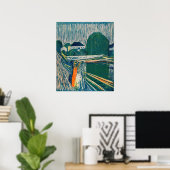 Edvard Munch - The Girls on the Bridge, Lithograph Poster (Heimbüro)