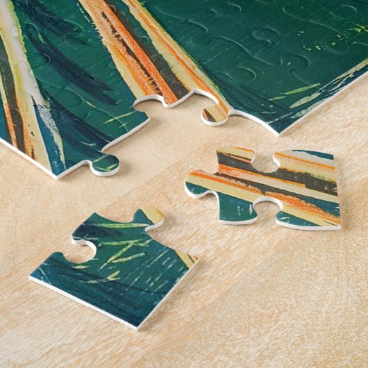 Edvard Munch - The Girls on the Bridge, Lithograph Puzzle (Seite)