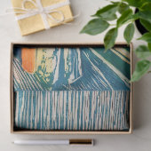 Edvard Munch - The Girls on the Bridge, Lithograph Seidenpapier (Geschenk)