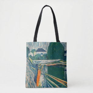 Edvard Munch - The Girls on the Bridge, Lithograph Tasche