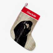 Edvard Munch - The Kiss IV Compact Kleiner Weihnachtsstrumpf (Vorderansicht (hängend))