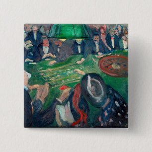 Edvard Munch - The Roulette Table in Monte Carlo Button