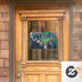 Edvard Munch - The Roulette Table in Monte Carlo Fensteraufkleber (Haustür)