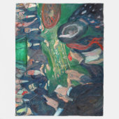 Edvard Munch - The Roulette Table in Monte Carlo Fleecedecke (Vorderseite)