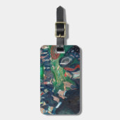 Edvard Munch - The Roulette Table in Monte Carlo Gepäckanhänger (Vorderseite vertikal)