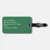 Edvard Munch - The Roulette Table in Monte Carlo Gepäckanhänger (Rückseite horizontal)