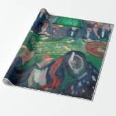 Edvard Munch - The Roulette Table in Monte Carlo Geschenkpapier (Ungerollt)