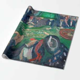 Edvard Munch - The Roulette Table in Monte Carlo Geschenkpapier