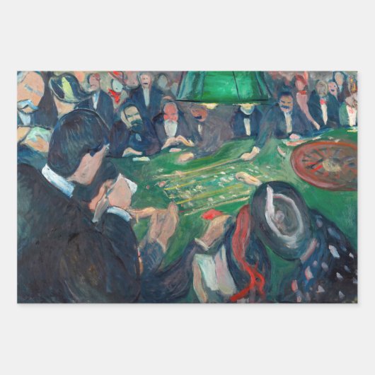 Edvard Munch - The Roulette Table in Monte Carlo Geschenkpapier Set (Vorderseite 2)