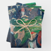 Edvard Munch - The Roulette Table in Monte Carlo Geschenkpapier Set (Beispiel)