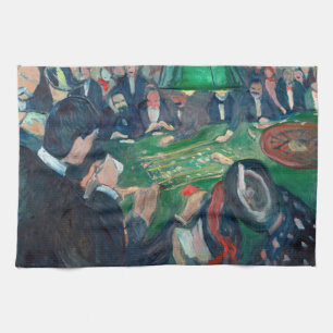 Edvard Munch - The Roulette Table in Monte Carlo Geschirrtuch