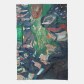 Edvard Munch - The Roulette Table in Monte Carlo Geschirrtuch (Vertikal)