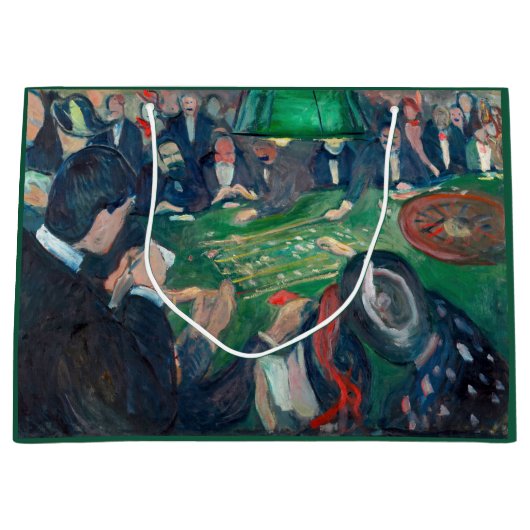 Edvard Munch - The Roulette Table in Monte Carlo Große Geschenktüte