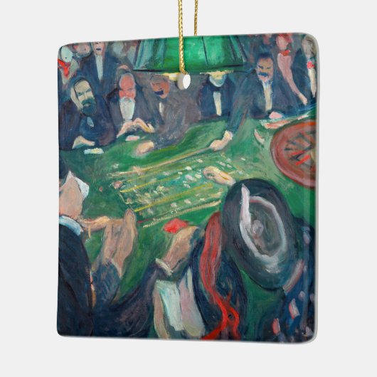 Edvard Munch - The Roulette Table in Monte Carlo Keramikornament (Links)