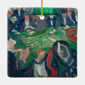 Edvard Munch - The Roulette Table in Monte Carlo Keramikornament (Rückseite)