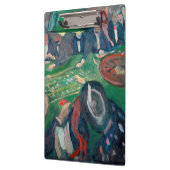 Edvard Munch - The Roulette Table in Monte Carlo Klemmbrett (Links)