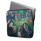 Edvard Munch - The Roulette Table in Monte Carlo Laptopschutzhülle (Vorderseite Links)