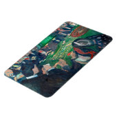 Edvard Munch - The Roulette Table in Monte Carlo Magnet (Linke Seite)