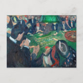 Edvard Munch - The Roulette Table in Monte Carlo Postkarte (Vorderseite)