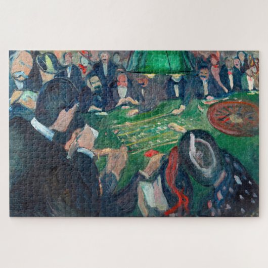 Edvard Munch - The Roulette Table in Monte Carlo Puzzle (Horizontal)