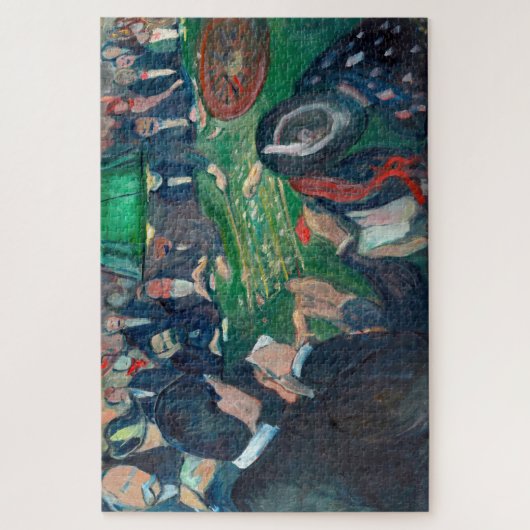 Edvard Munch - The Roulette Table in Monte Carlo Puzzle (Vertikal)