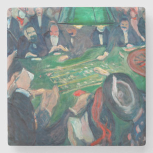 Edvard Munch - The Roulette Table in Monte Carlo Steinuntersetzer
