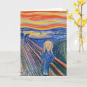 Edvard Munch - The Scream 1895 Karte (Gelbe Blume)