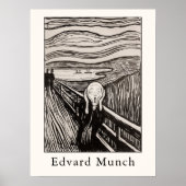 Edvard Munch – The Scream (1895) Poster (Vorne)
