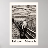 Edvard Munch – The Scream (1895) Poster (Vorne)