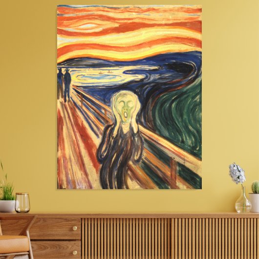 Edvard Munch The Scream Art Masterpiece Malerei Leinwanddruck (Insitu (Wohnzimmer))