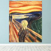 Edvard Munch The Scream Art Masterpiece Malerei Leinwanddruck (Insitu (Holzboden))