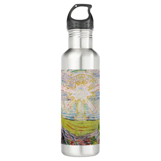 Edvard Munch - The Sun 1910 Edelstahlflasche (Vorderseite)