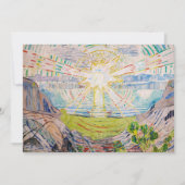 Edvard Munch - The Sun 1910 Einladung (Vorderseite)