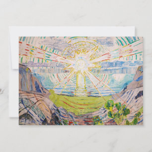 Edvard Munch - The Sun 1910 Einladung