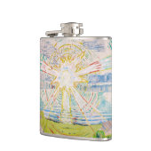 Edvard Munch - The Sun 1910 Flachmann (Links)