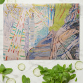 Edvard Munch - The Sun 1910 Geschirrtuch (Gefaltet)