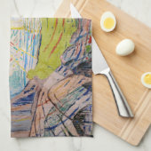 Edvard Munch - The Sun 1910 Geschirrtuch (Viertel Falte)