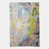Edvard Munch - The Sun 1910 Geschirrtuch (Vertikal)