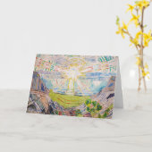 Edvard Munch - The Sun 1910 Karte (Gelbe Blume)