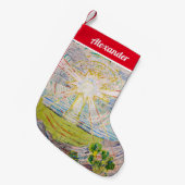 Edvard Munch - The Sun 1910 Kleiner Weihnachtsstrumpf (Vorderansicht (hängend))