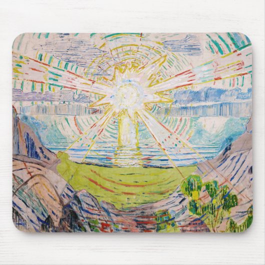 Edvard Munch - The Sun 1910 Mousepad (Vorne)