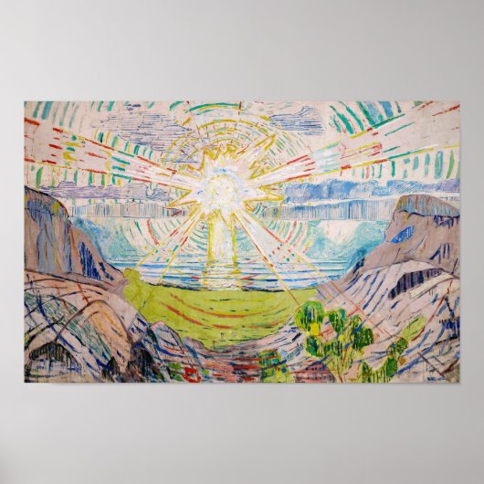 Edvard Munch - The Sun 1910 Poster (Vorne)