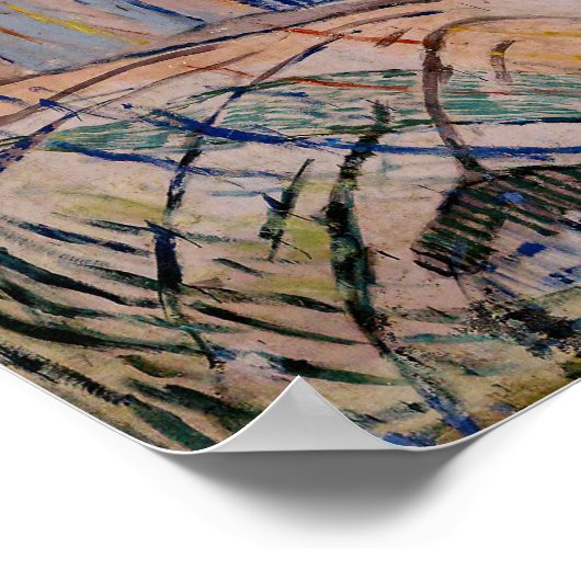 Edvard Munch - The Sun 1910 Poster (Ecke)